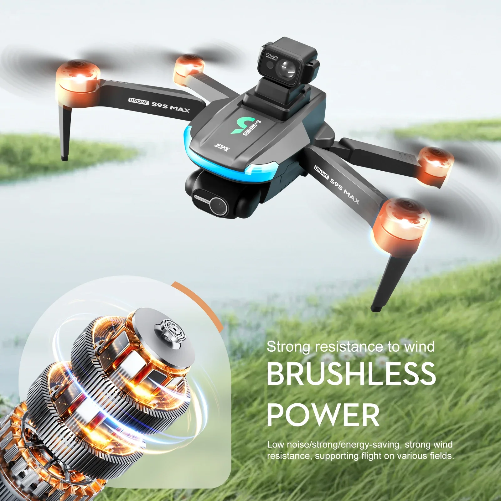 NIEUWE S9S MAX MINI Drone 4K 2 - Drone Gimbal Case recensie en prijs