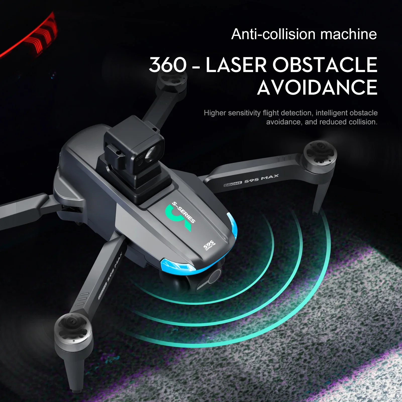 NIEUWE S9S MAX MINI Drone 4K 2 - Drone Gimbal Case recensie en prijs