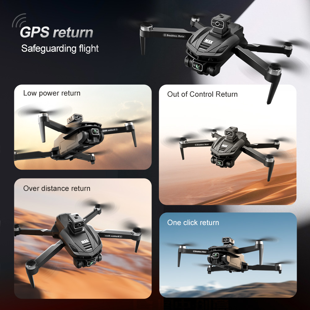 V168 PRO Max GPS Drone 8K Prof - Drone Gimbal Brushless recensie en prijs