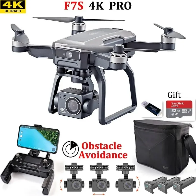SJRC F7s 4K PRO Drone 4K obsce - Drone Gimbal 3 Axis recensie en prijs