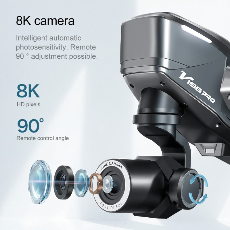 2025 V196 Automatische Obstake - Drone Gimbal 2 Axis recensie en prijs