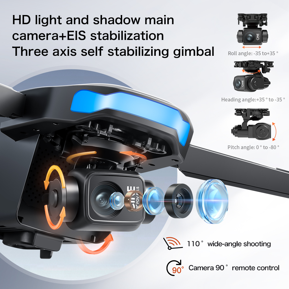 Nieuwe S-X1 MAX Drone GPS 8K P - Drone Gimbal Mount recensie en prijs