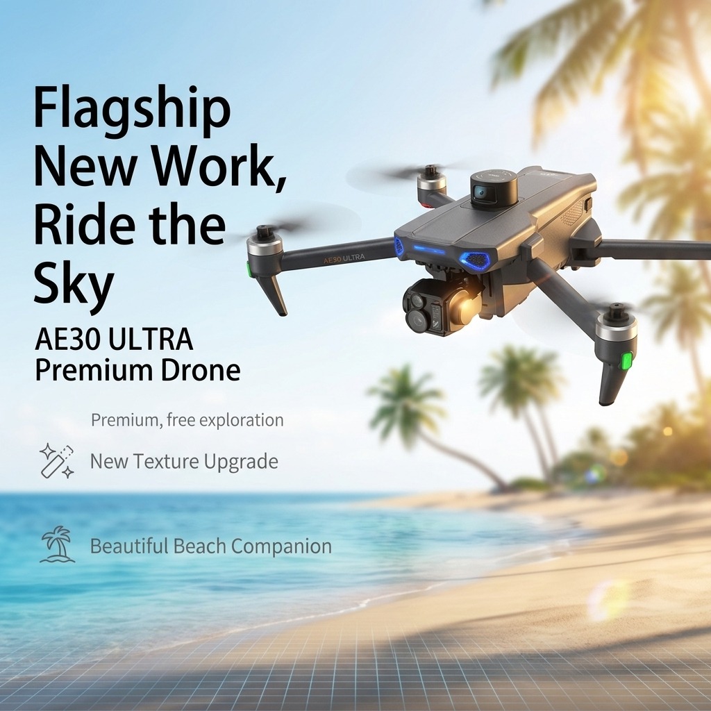 NIEUWE AE30 Ultra GPS Drone 4K - Drone Gimbal 3 Axis recensie en prijs
